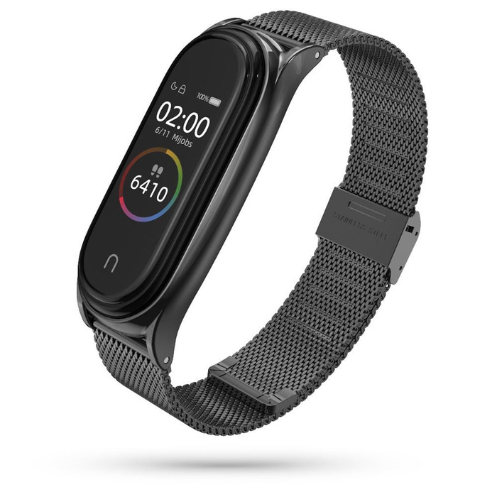 TECH-PROTECT Milaneseband Xiaomi Mi Band 5 Black Náramek