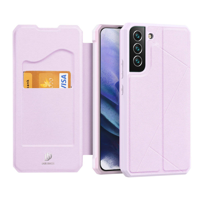 Custodia tipo libreria DUX DUCIS Skin X per Samsung Galaxy S22+ (S22 Plus) rosa