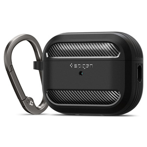 Case Spigen Rugged Armor Apple AIRPODS PRO 1 / 2 MATTE BLACK