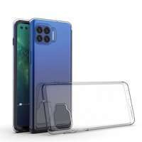 Ultra Clear 0.5mm Silikon Gel Handyhülle Schutzhülle für Motorola Moto G 5G Plus transparent