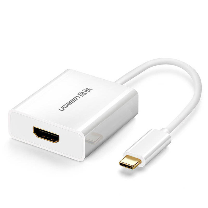 Ugreen adaptér USB typu C (samec) - HDMI (samice) bílý (40273)