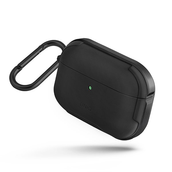 UNIQ case Valencia AirPods Pro black/midnight black Antimicrobial