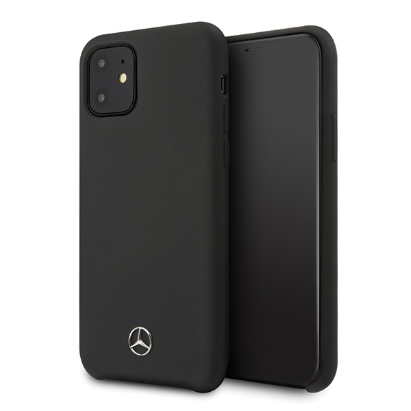 MERCEDES Apple iPhone 12 Mini 5.4 Silikonhülle MEHCP12SSILBK Schwarz Hardcase