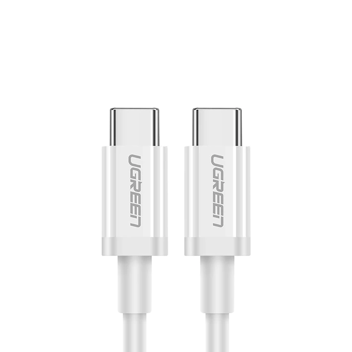 Ugreen US264 60518 USB-C / USB-C PD QC AFC cable 1m - white