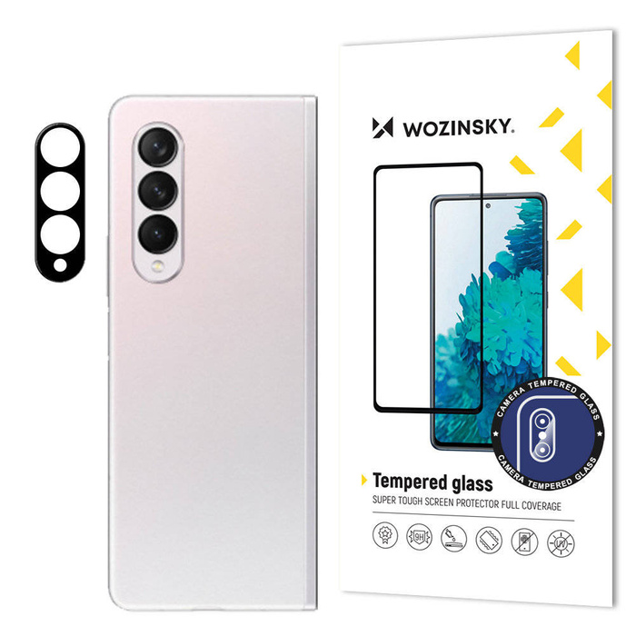 Wozinsky Full Camera Glass Protecteur de verre 9H super résistant pour Samsung Galaxy Z Fold 3