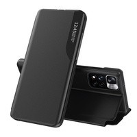 Eco Leather View Case élégant étui avec flip cover et fonction stand Xiaomi Redmi Note 11 Pro+ 5G (Chine) / 11 Pro 5G (Chine) / Mi11i HyperCharge / Poco X4 NFC 5G noir