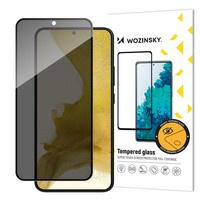 Wozinsky Privacy Glass Verre trempé Samsung Galaxy S23 avec filtre de confidentialité Anti Spy