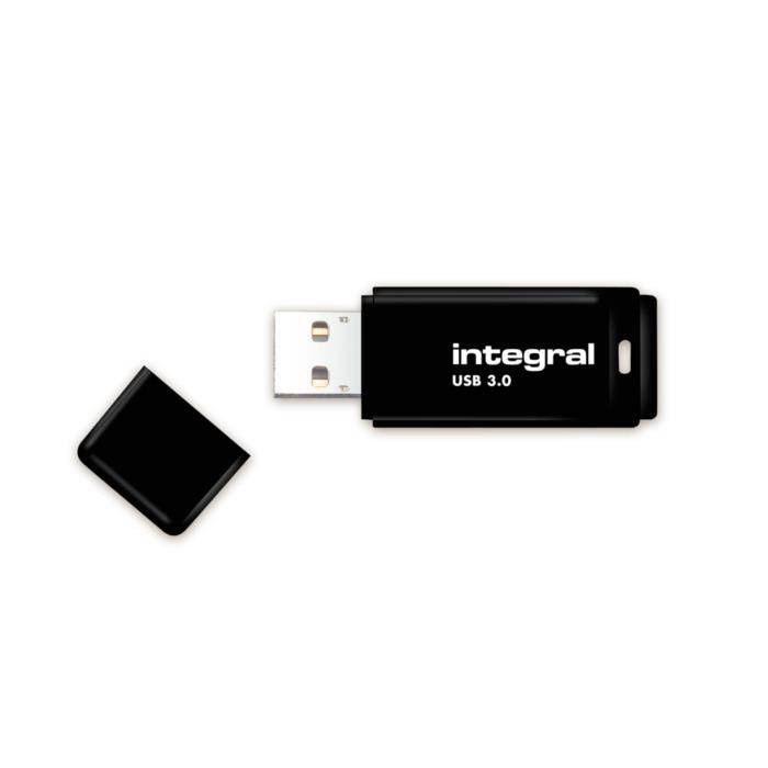 Integral USB 3.0 32 GB-os flash meghajtó Fekete