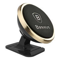 Soporte magnético para cabina de coche Baseus 360º (Overseas Edition) - dorado