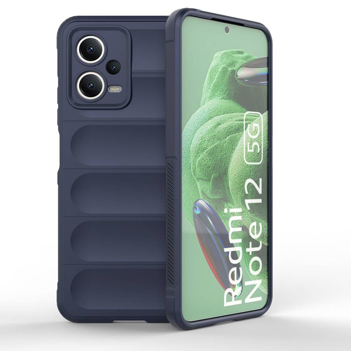 Magic Shield Hülle für Xiaomi Redmi Note 12 5G / Poco X5 5G Flexible Armor Case Blau