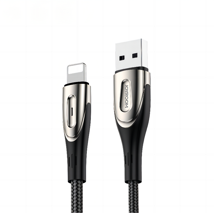 Joyroom Sharp Series cable with fast charging USB-A - Lightning 3A 3m black (S-M411)