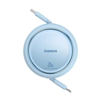 Baseus Free2Pull einziehbares USB-C/ Lightning -Kabel 20 W 1 m – blau