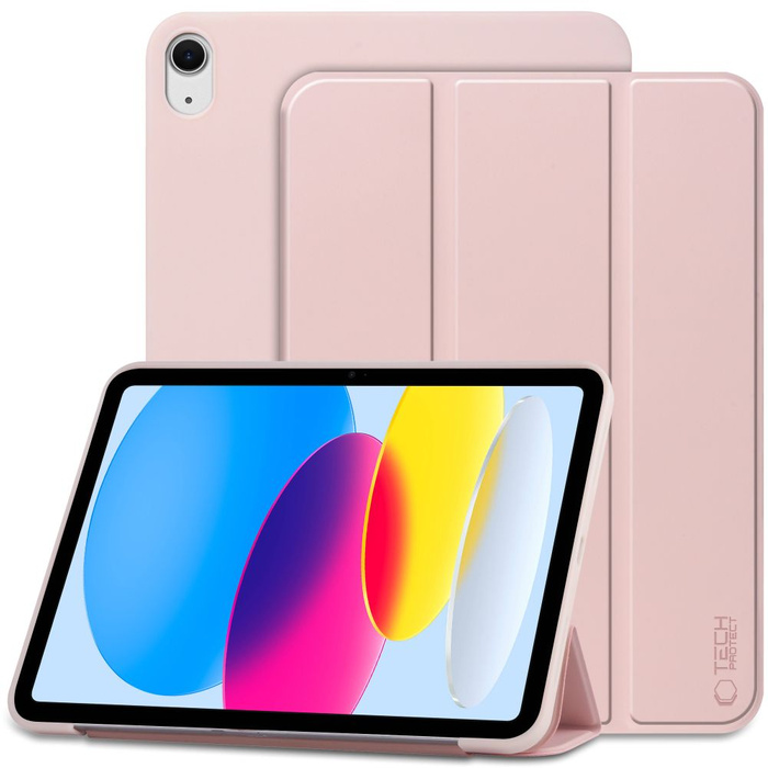 Telefontok Tech-protect Smartcase iPad 10.9 2022 rózsaszínű