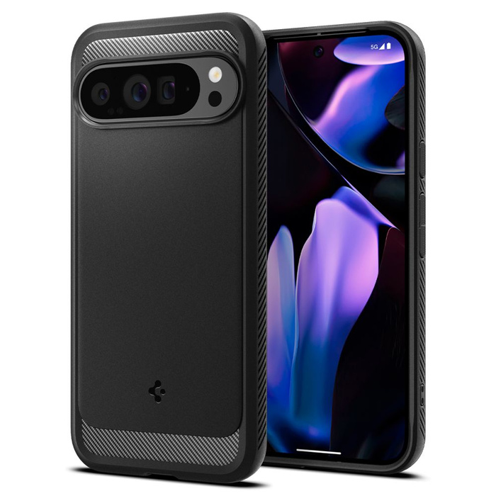 Spigen Rugged Armor MATTE GOOGLE PIXEL 9 PRO XL NERO