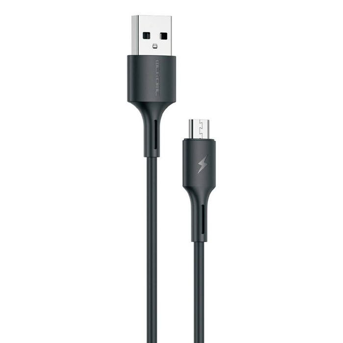 WK Design YouPin Kabel USB - Micro USB 3A 1m schwarz (WDC-136m)