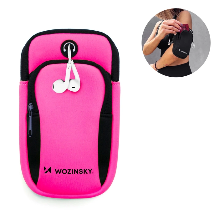 Wozinsky Laufband für Handys Armband pink (WABPI1)