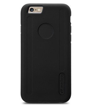 Cover iPhone 6 6S MELKCO Cover nera a doppio strato