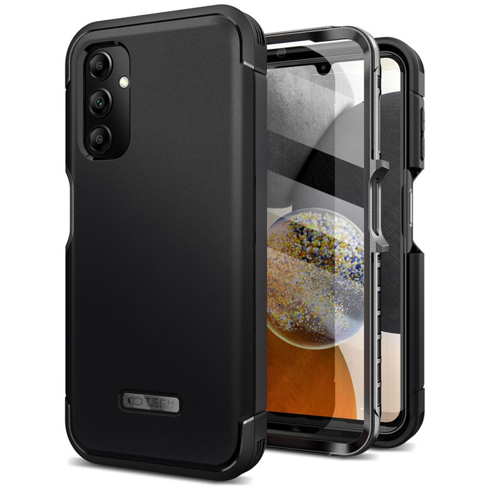 Obal Tech-protect Kevlar Galaxy A14 5G Black Case