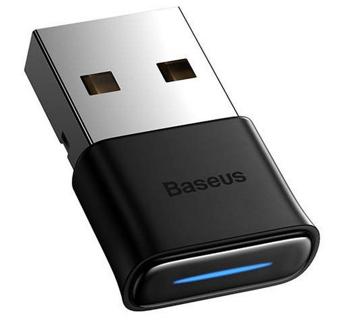 Baseus BA04 mini Bluetooth 5.0 adaptér USB přijímač počítačový vysílač černý (ZJBA000001)