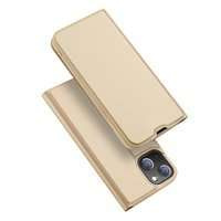 Dux Ducis Skin Pro Custodia tipo libreria per iPhone 13 mini dorata