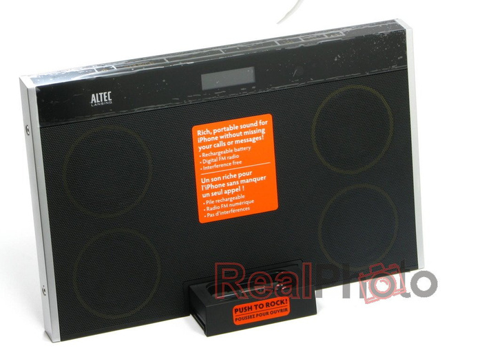 Apple Stereo Speakers iPhone 3GS 4 4S Altec Sound Blade IMT702 With Remote Control