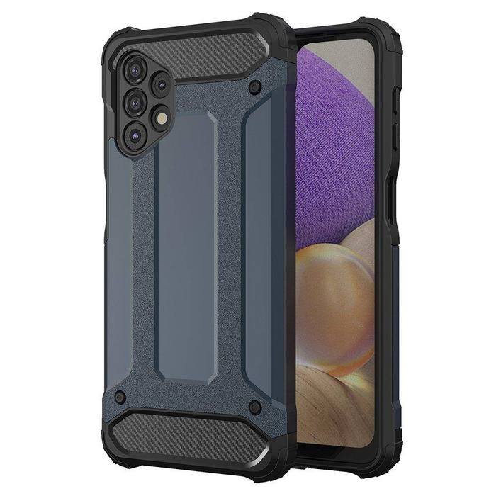 Pouzdro Hybrid Armor pancéřovaný hybridní pouzdro kryt Samsung Galaxy A73 modrý Case