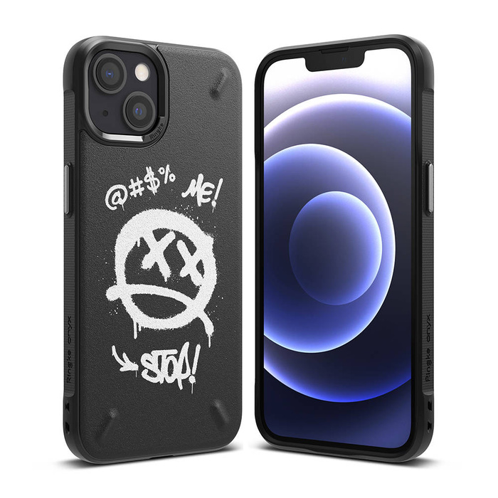 Ringke ONYX Designové odolné pouzdro pouzdro iPhone 13 mini černé (Graffiti) (OD541E233)