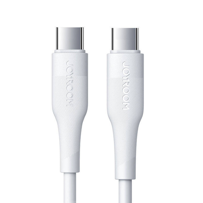 Joyroom durable USB Type C cable - USB Type C PD 60W 1.8m white (S-1830M3)