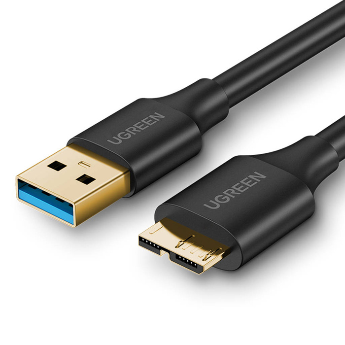 Ugreen kabel USB - micro USB Typ B SuperSpeed 3.0 2m černý (10843)