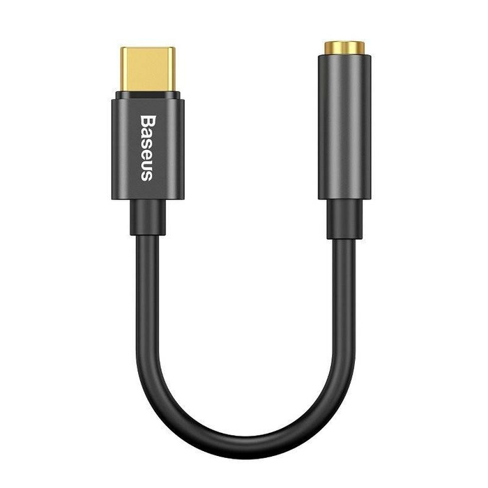 BASEUS USB-C Mini Jack 3,5mm audio adaptér L54 Black