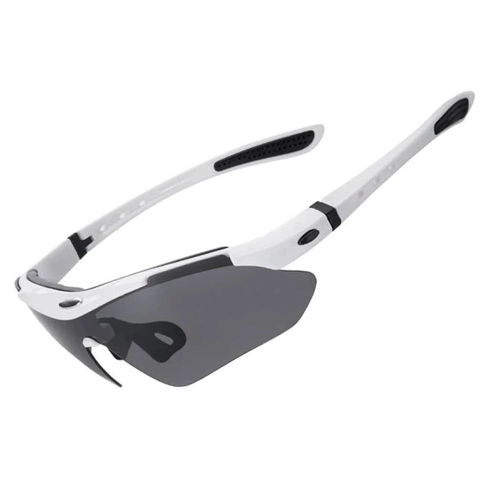 Lunettes de vélo photochromiques UV400 Rockbros 10142 blanches