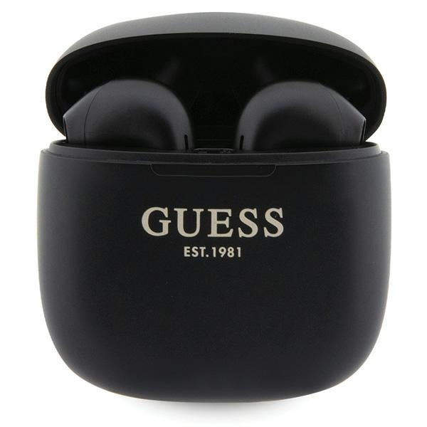 Guess headphones Bluetooth GUTWST26PSK TWS + docking station black/black Classic EST Logo