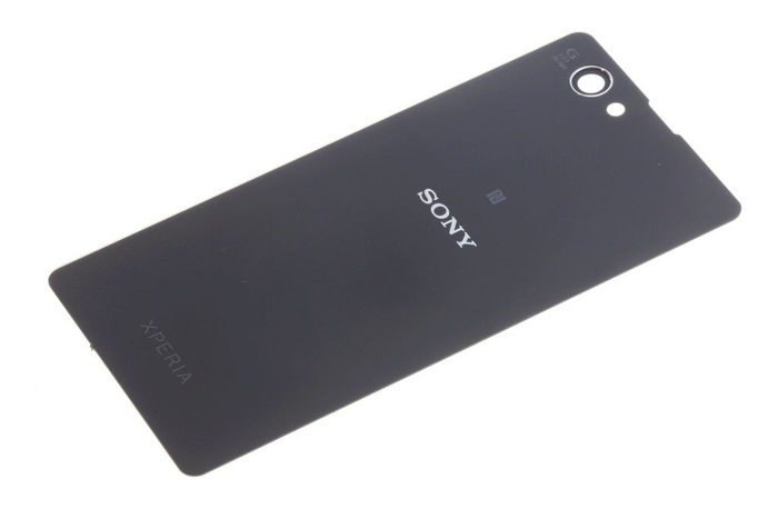 SONY Xperia Z1 Compact Puerta de la batería original de grado B Negro