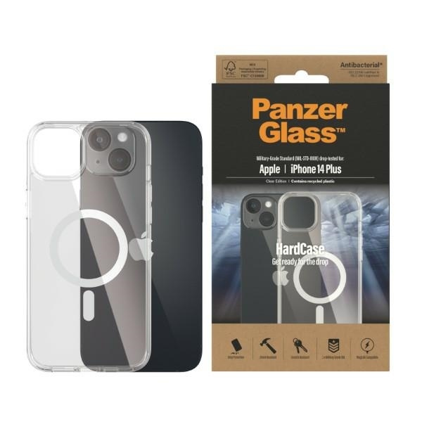 PanzerGlass HardCase iPhone 14 Plus 6.7" MagSafe Antibacterial Military grade transparent 0411