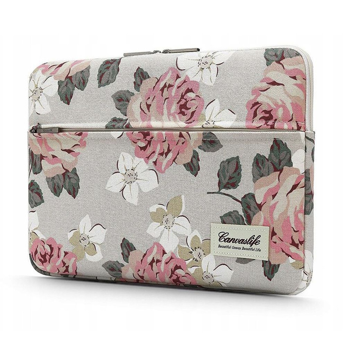 Cover CANVASLIFE Laptop 15-16 Sleeve White Rose Grey Case