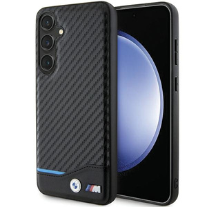 Case BMW BMHCS24M22NBCK Samsung Galaxy S24+ S926 black/black Leather Carbon Case