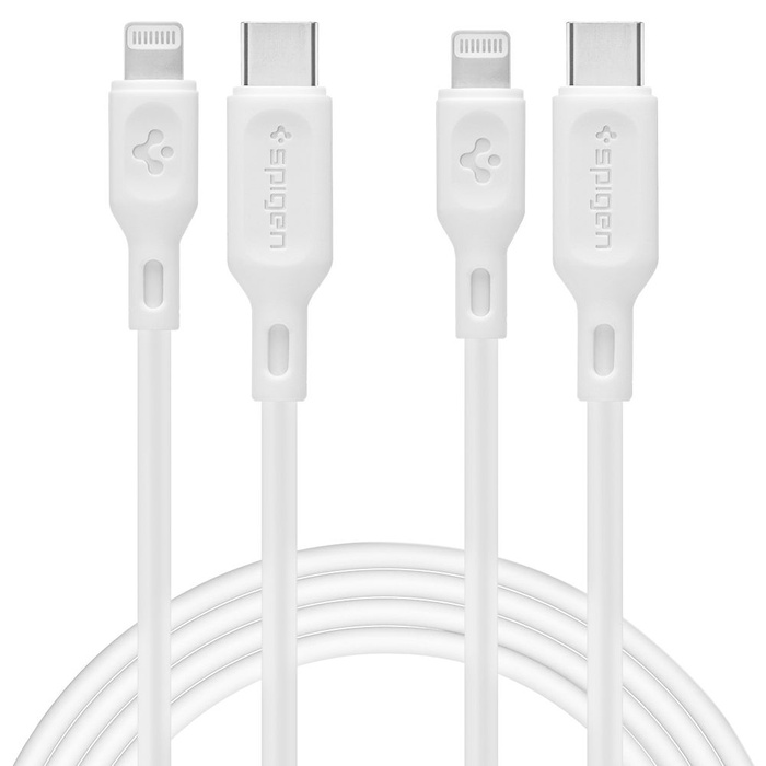 Cable Spigen CABLE DE ILUMINACIÓN DURASYNC MFI PAQUETE DE 2 100 CM BLANCO