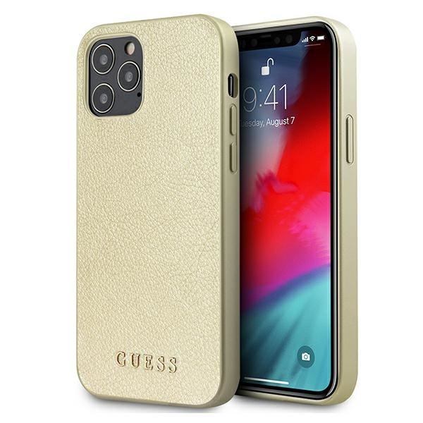 Case GUESS Apple iPhone 12 Pro Max Iridescent Gold Hardcase