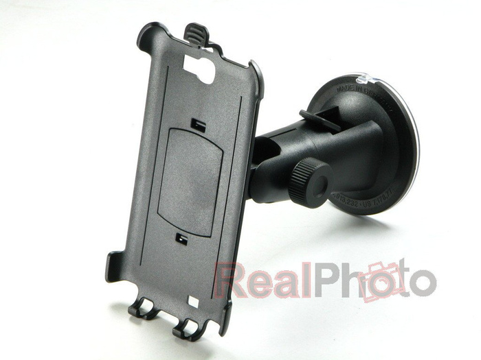 Car holder Samsung Note 2 by German company HR Autocomfort and Suction Cup