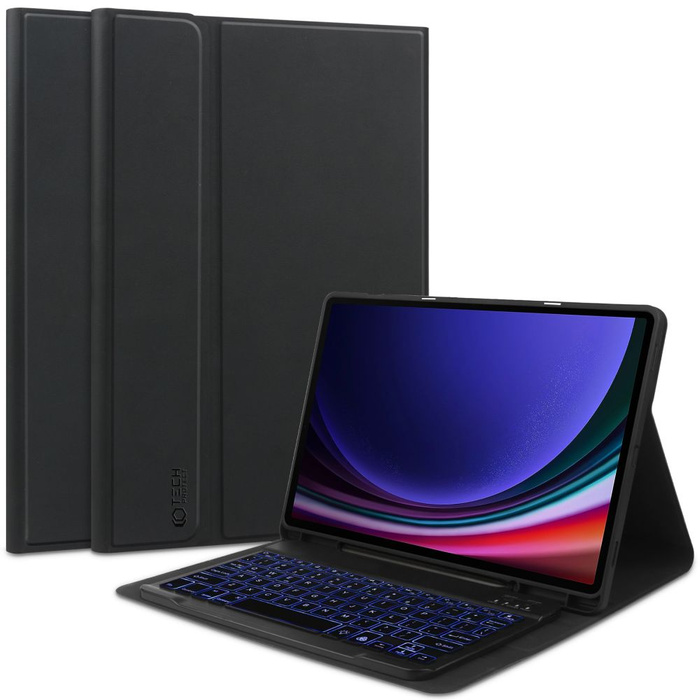 Hülle Tech-protect Sc Pen + Tastatur Galaxy Tab S9 11.0 X710 / X716b Schwarz Case