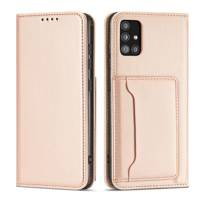 Magnet Card Case Case pro Samsung Galaxy A13 5G Pouch Wallet Card Holder Pink