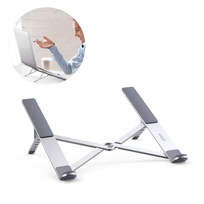 Ugreen foldable adjustable laptop stand silver (LP451)