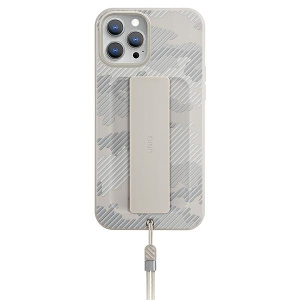 Uniq pouzdro Heldro iPhone 12 Pro Max 6,7&quot; béžový camo / ivory camo Antimikrobiální