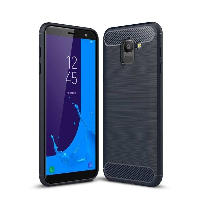 Borító Telefontok Samsung Galaxy J6 2018 Carbon szilikon