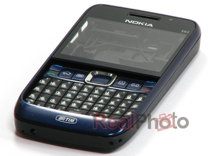 Original NOKIA E63 Blue Case