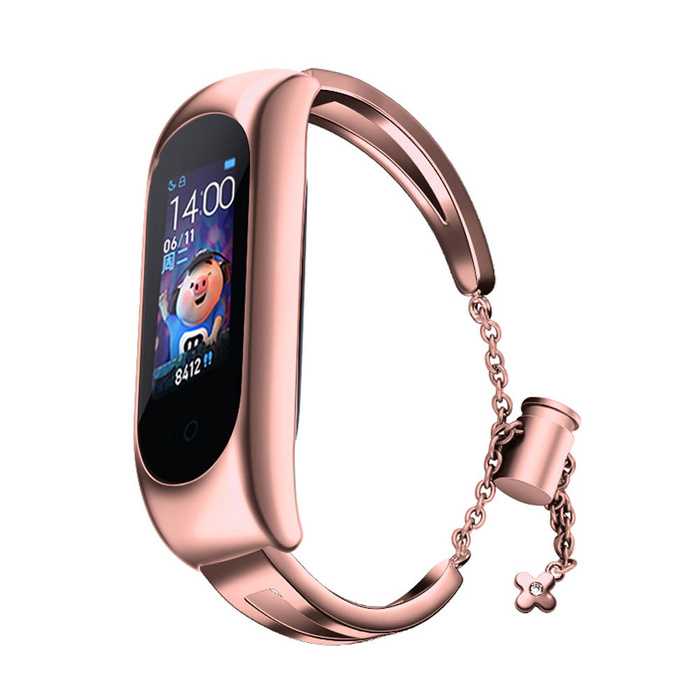 Ersatzarmband aus Metall für Xiaomi Mi Band 6/5/4/3 Pink