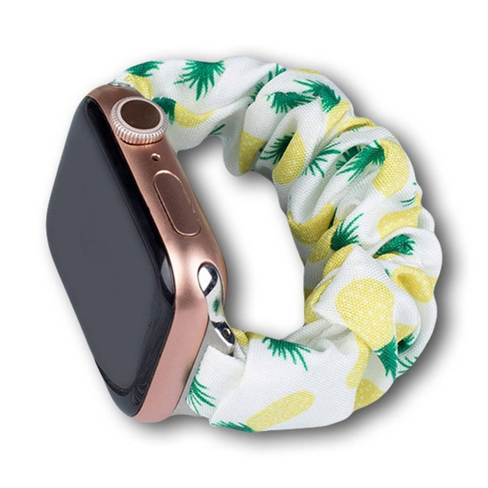 Bracelet de Watch 7 en tissu 7/6/5/4/3/2 / SE (41/40 / 38mm) bracelet bracelet avec élastique ananas