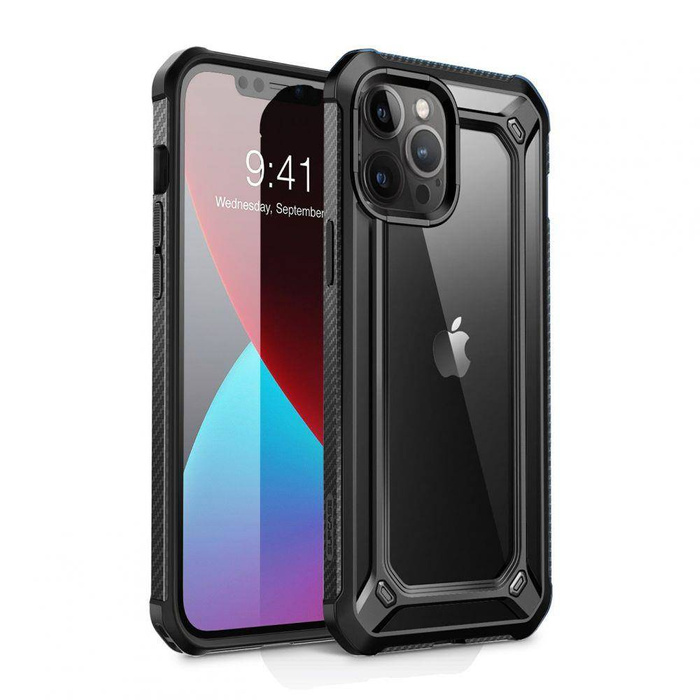 Telefontok SUPCASE Exo Pro iPhone 12 12 Pro Fekete fekete fekete tok