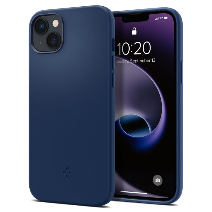 Case Spigen IPhone 14 PLUS SILICONE FIT Mag MagSafe NAVY BLUE