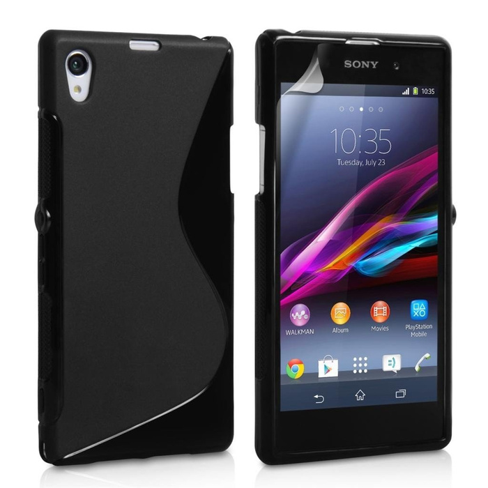 S-Line Cover Sony Xperia U Black Pouzdro Silikonový kryt